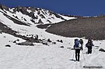 Almost there. The long climb to Helen Lake