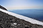 View southwest, climbing above Red Banks through 13,000ft. 
