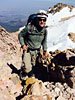 Arriving at the summit. Photo by Pearson