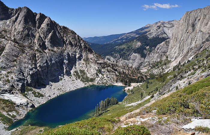 Hamilton Lake and Valhalla, Sequoia National Park, Sierra Nevada, Central California, USA